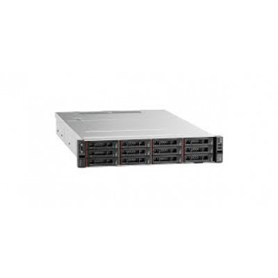 Lenovo ThinkSystem SR630 7X02 - Server - rack-mountable - 1U - 2-way - 1 x Xeon Silver 4216 / 2.1 GHz - RAM 32 GB - SAS - hot-swap 2.5" bay(s) - no HDD - G200e - no OS - monitor: none